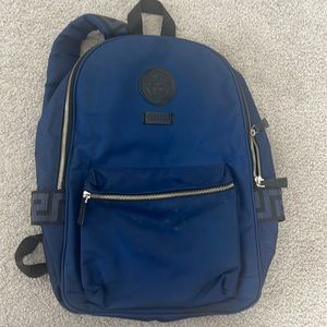 Versace Parfum Backpack- Blue & Black
